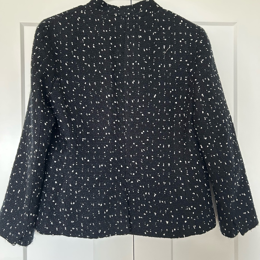J.Crew Women's Black Tweed Jacket - Picture 4 of 4